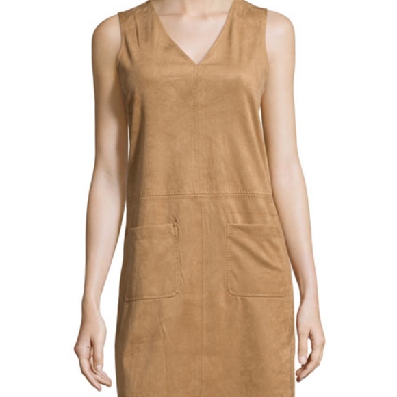 MAX STUDIO Faux-Suede Sleeveless Dress, Size Small - Picture 7 of 7